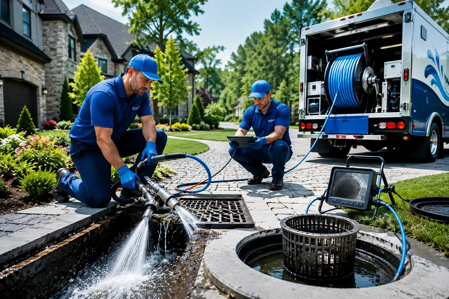 Local outdoor drain cleaning professionals in Elco, PA
